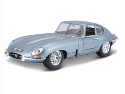 Bburago Jaguar E Coupe 1:18 Metalic Silver Blue